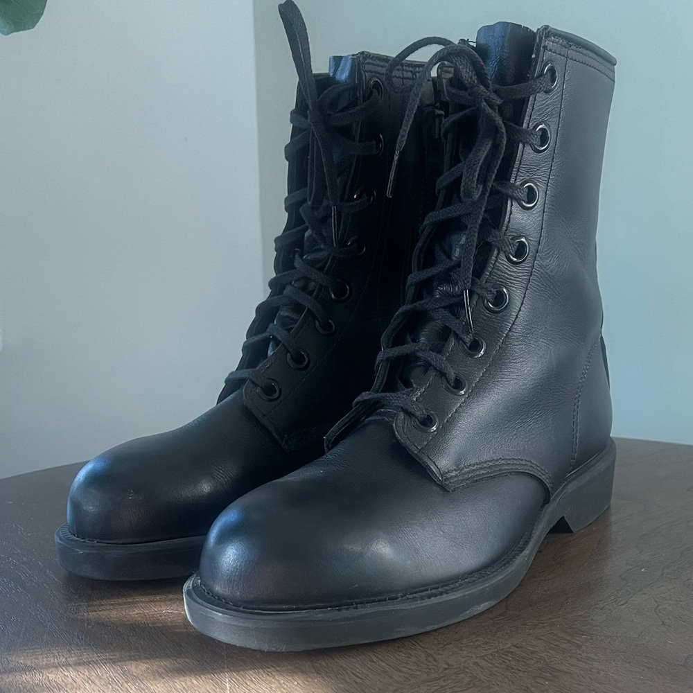 Steel Toe Leather Boots
